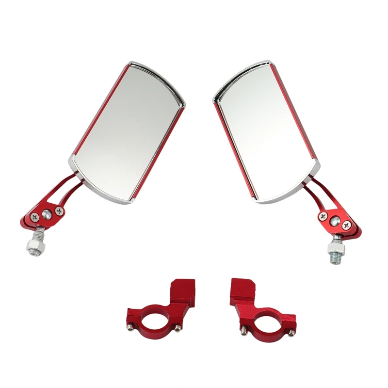 

Bicycle Mountain Bike Handlebars Rearview Mirror Modified Aluminum Alloy Rearview Mirror Safety Mirror