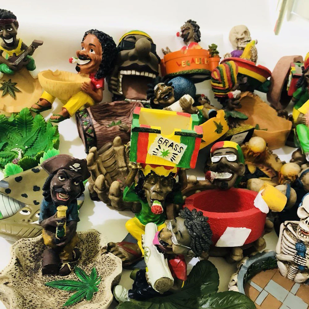 Полимерные пепельницы милые Мультяшные курение травы аксессуары креативные