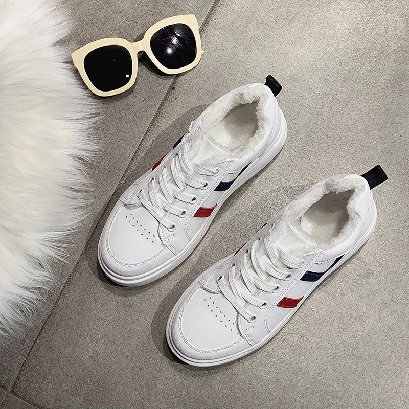 2020 Women's fashion flat shoes color stripe decoration spring schoolgirl leisure vulcanized zapatos mujer U20-69 | Обувь
