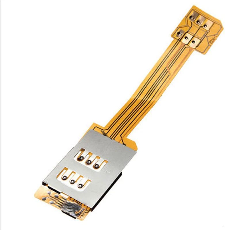 1 шт. смартфон sim-карта адаптер для iPhone 5 4S 4 6 Портативный двойной sim-карты конвертер