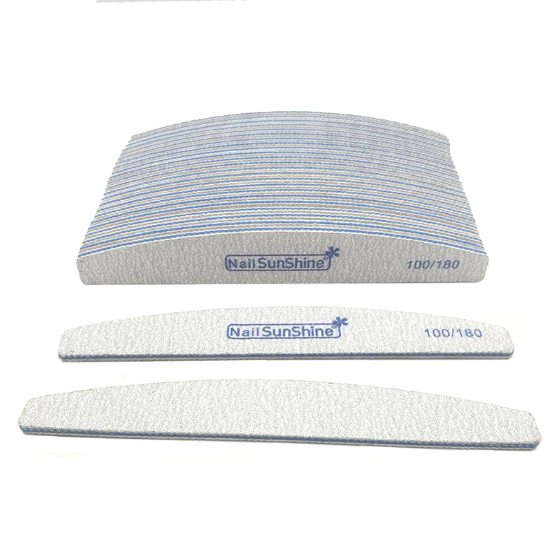 6 шт./лот профессиональная пилка для ногтей УФ-гель шлифовальный лак блок