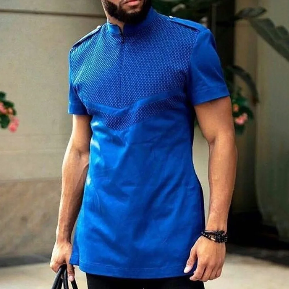 

Dashiki Мужская футболка, мусульманский кафтан, мужские топы 2021, летний магазин, топ средней длины, модная мужская рубашка, африканская футболк...