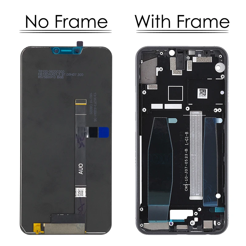 6 2 &quotоригинал для Asus Zenfone 5z ZS620KL ЖК дисплей сенсорный экран с рамкой дигитайзер