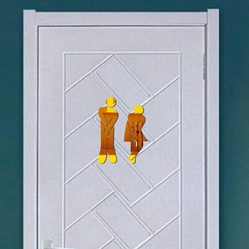 AsyPets Акриловые 3D зеркальные поверхности наклейки на стену для общественного