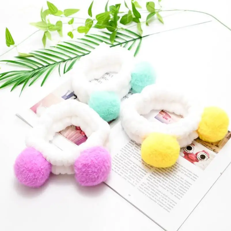 Helisopus эластичная мягкая флисовая повязка на голову с ушками милой панды для