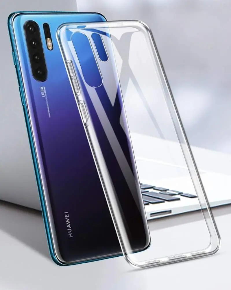 

Ultra Slim Thin Scratch Resistant TPU Gel Rubber Soft Skin Silicone Protective Case Cover for Huawei P30 Pro