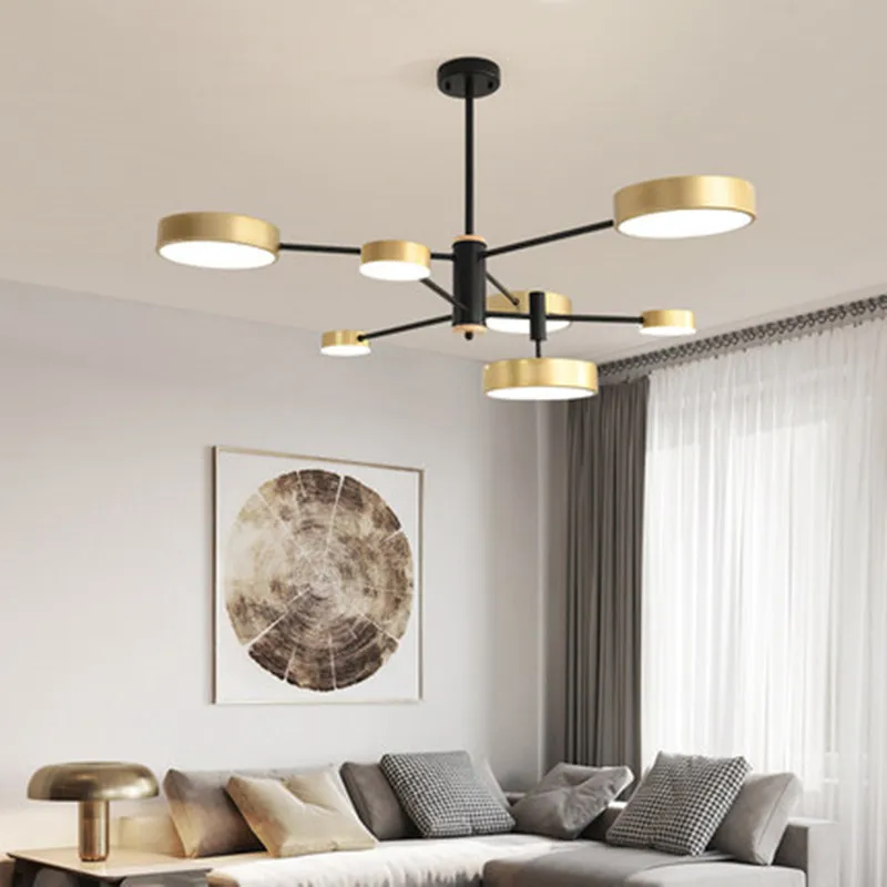 Светодиодные подвесные светильники из массива дерева для столовой оборудование