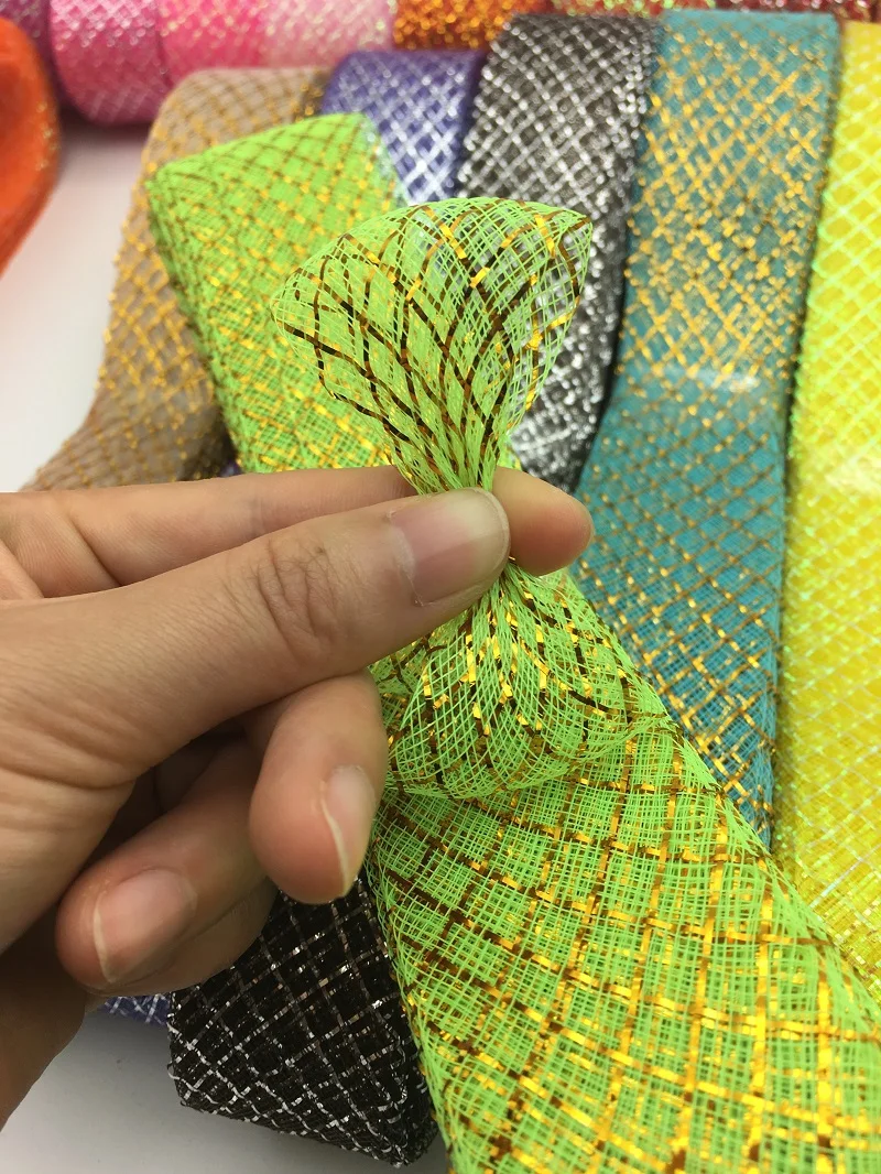 Мягкая Блестящая сетчатая лента из полиэстера плоская простая коса кринолина с