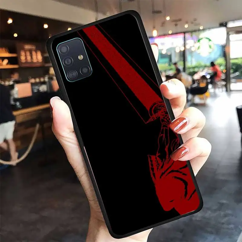 

Berserk Guts Anime Cool Phone Case For Samsung A6 A7 A8 A10 A11 A20 A21 A30 A31 A40 A50 A70 A80 A91 Plus S E Cover
