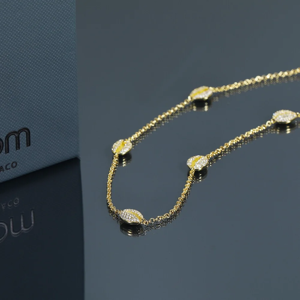 Новое поступление 2019 дизайнерское ожерелье с морскими ракушками фирменное