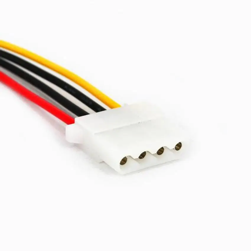 2 предмета для мальчиков и девочек 4-pin Мощность привод адаптер кабель Molex IDE/SATA 15-pin