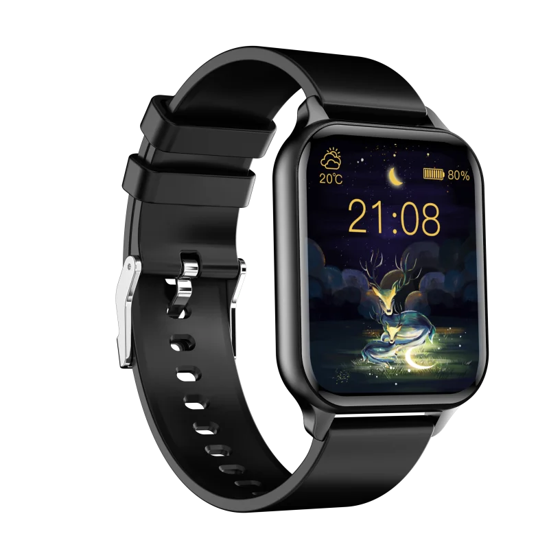 

Smart Watch 1.7 Inch Full Touch Screen Women Men Sport Fitness Watch Heart Rate Monitoring Waterproof Smartwatch For Android IOS