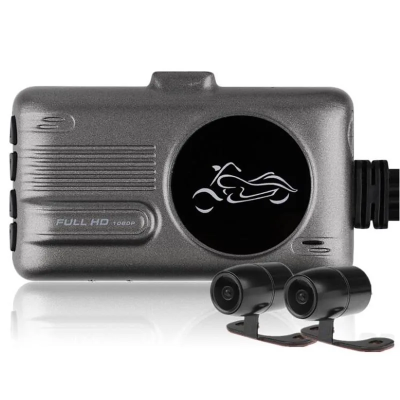 3.0" HD Motorcycle Dual Camera DVR Motor Dash Cam with Remote Control Front Rear Recorder Motorbike Electronics Moto Waterproof |