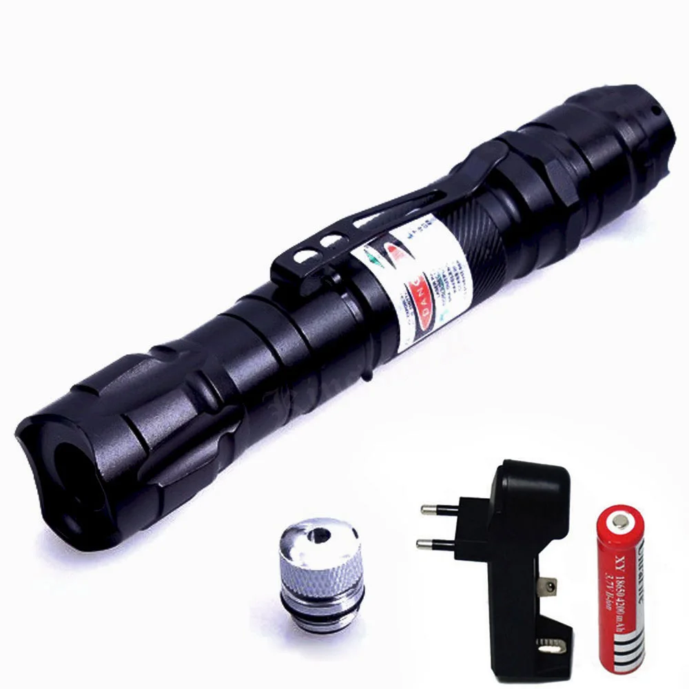 Лазерная ручка 1000 м 5 мВт зеленые лазеры военный Регулируемый фокус лазерная с