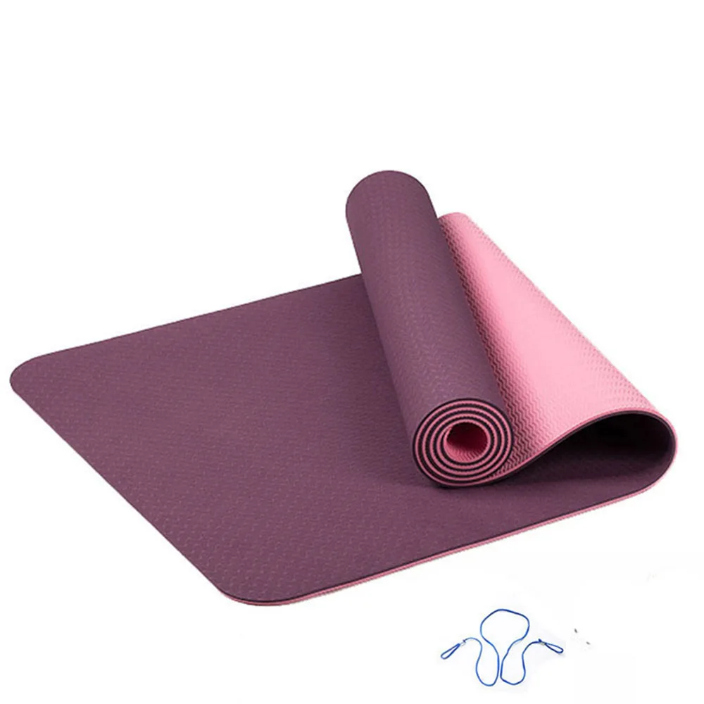 

2 in 1 yoga mat Pedal pull Rope Leg Tube Rally Foot Elastic Resistance Bands