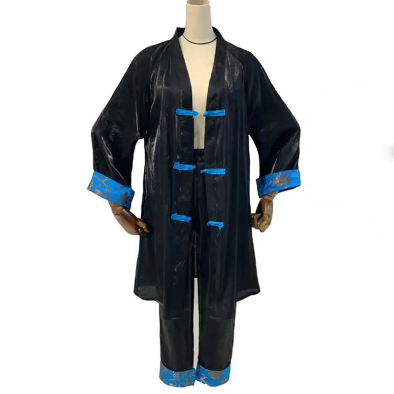 

XITAO Two Piece Set Women Fashion New Patchwork Goddess Fan Casual Style Retro Buckle 2021 Summer Minority Loose LDD1259