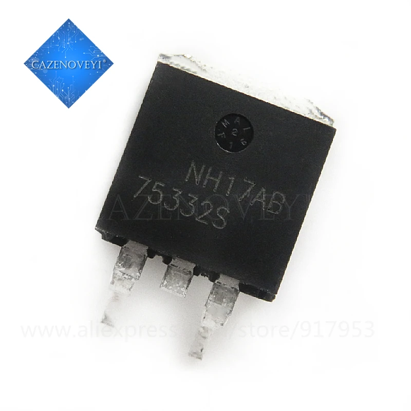 

10 шт./лот HUF75332S3S 75332S до-263 в наличии