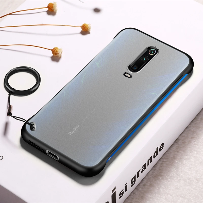 Модные оправы акриловое кольцо для Xiaomi A1 6X8 9 SE 9T CC9 Redmi 3S 4X 5A 6 6A Note 4 7 Pro K20 чехол