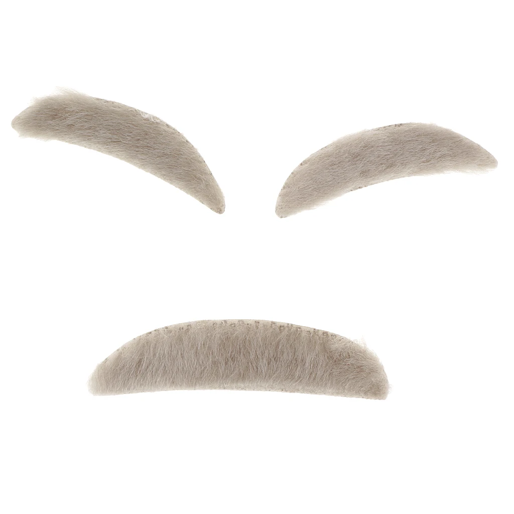 Забавный стильный старый человек брови Mustach партии маскарадный костюм реквизит для косплея