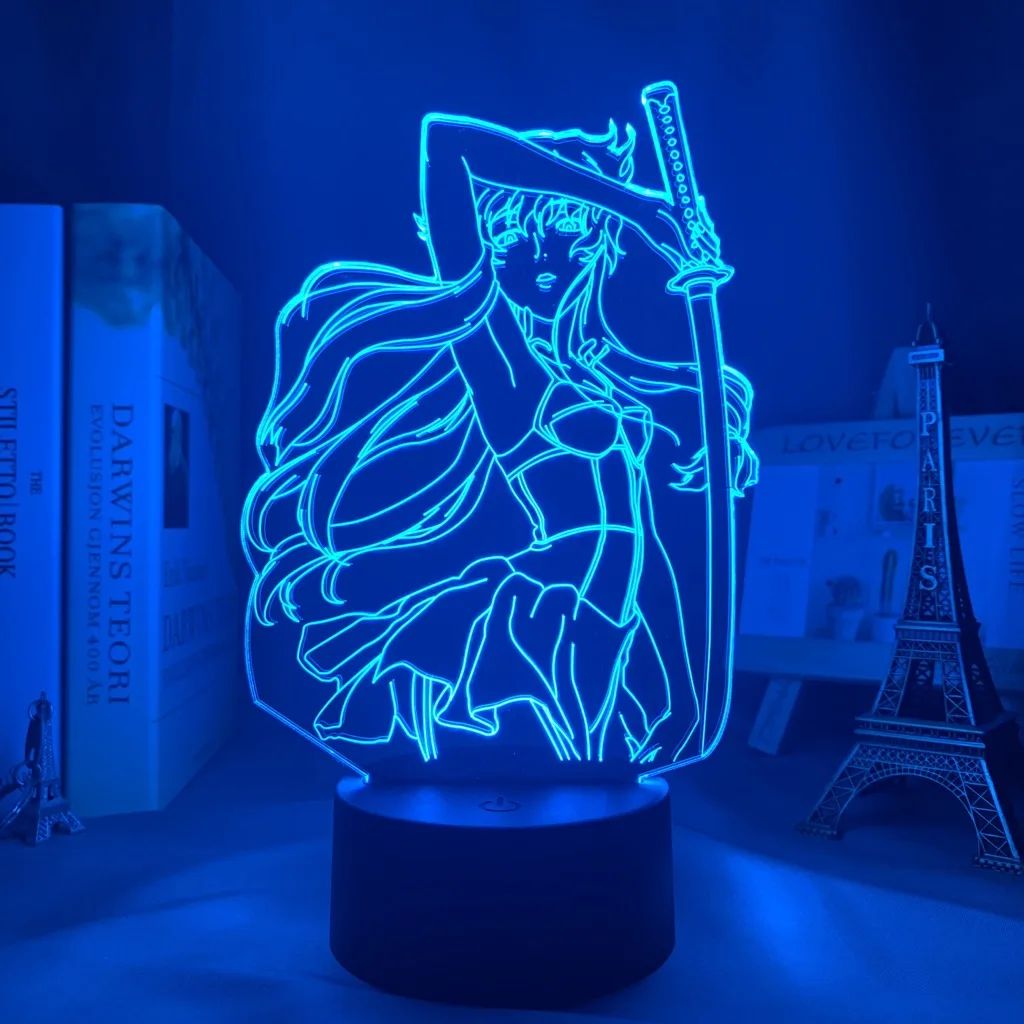 

3d Аниме лампа будущий дневник ночной Светильник для детей Спальня Декор светодиодный ночсветильник подарок на день рождения Waifu манга свет...