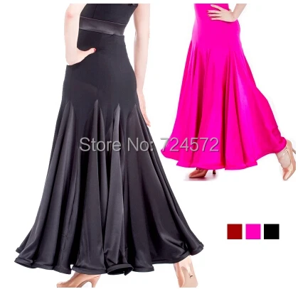 Костюм для бальных танцев сексуальный Бальные из спандекса длинная юбка женщин