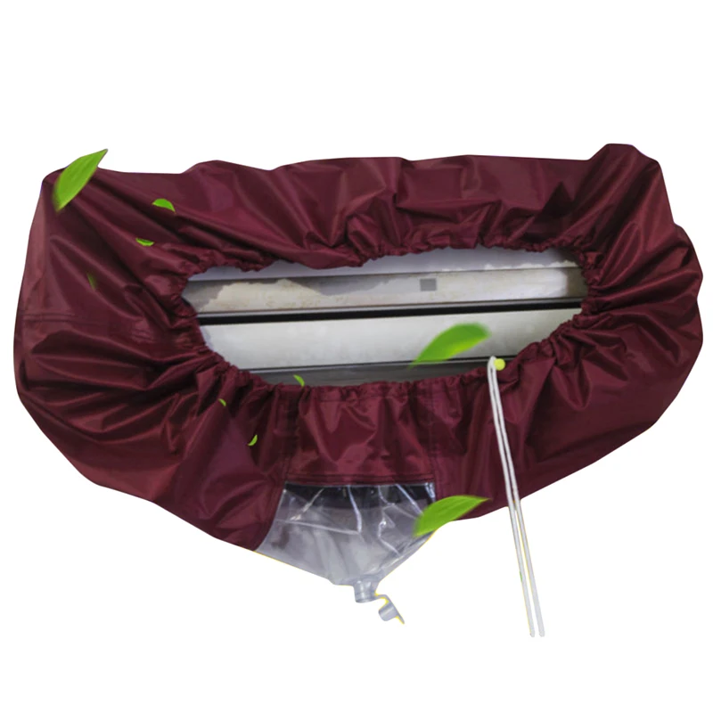 

1Pc Air Conditioner Cleaning Cover For Wall Mounted Dustproof Washing Cover + Clean Hose Waterproof Protector Tool Bag 240*50 cm