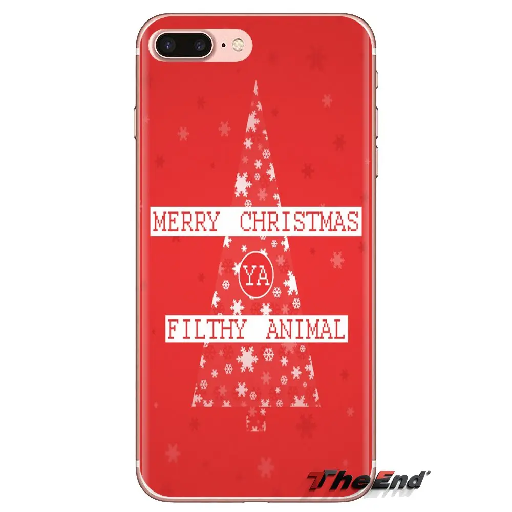 Merry Christmas Ya Filthy Animal Art For iPod Touch Apple iPhone 4 4S 5 5S SE 5C 6 6S 7 8 X XR XS Plus MAX Cell Phone Case Cover |