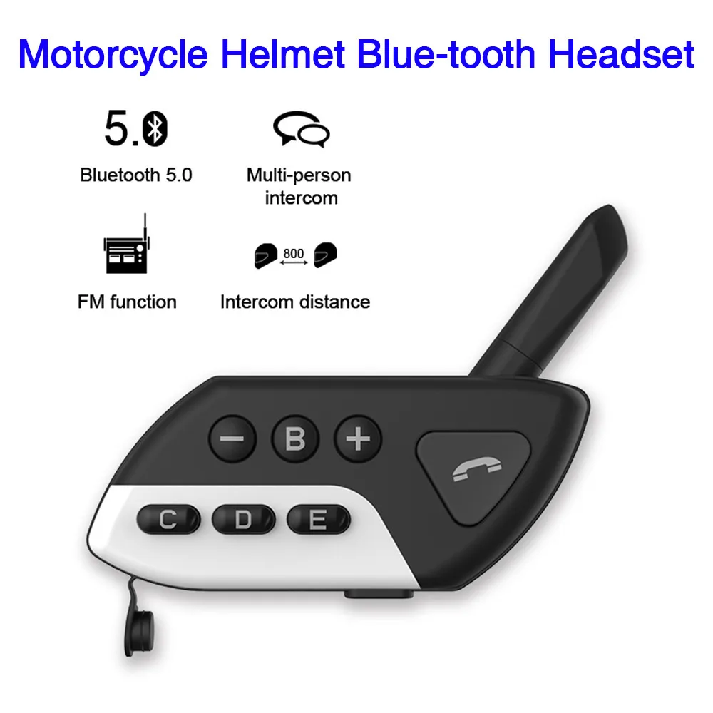 Мотоцикл Gtoup Интерком M7 800 м 5 мотоциклистов шлем Bluetooth 0 мото гарнитура интерфон FM