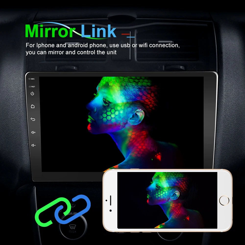 Автомобильный мультимедийный плеер Podofo 2 Гб + 32 ГБ Android радио GPS для Volkswagen Nissan Kia Toyota