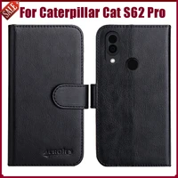 Hot  Caterpillar Cat S62 Pro Case 5 7  Fashion Colors Flip Soft Leather Wallet Protective Cover Case Card Solts