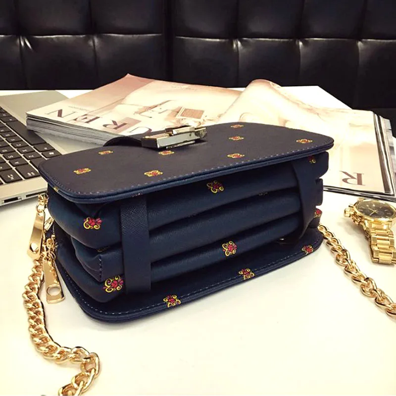 Корейская версия модных звеньев цепи к телефону маленькая женская сумка на одно