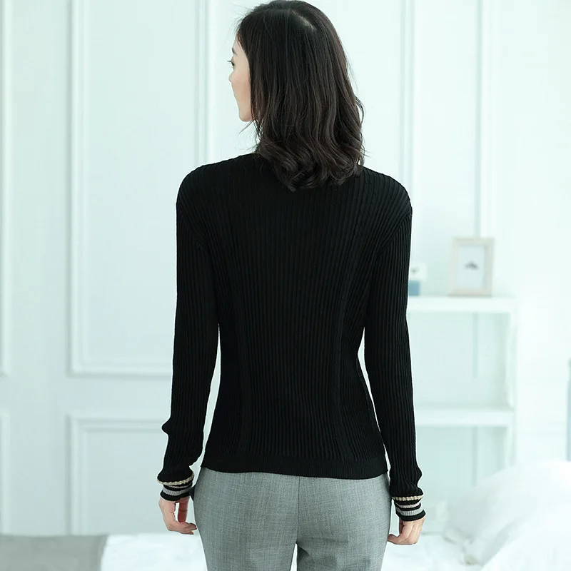 OL трикотажные пуловеры женские свитера 2018 новые осенние с длинным рукавом модные