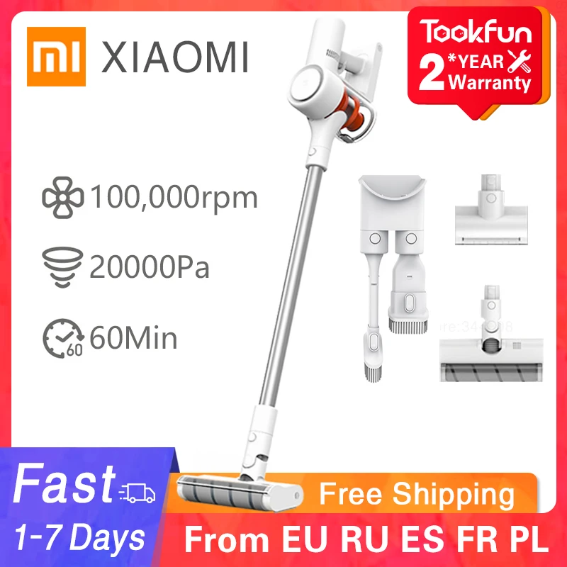 Ручной пылесос XIAOMI MIJIA 1C для дома автомобиля беспроводной подметания 20000 па
