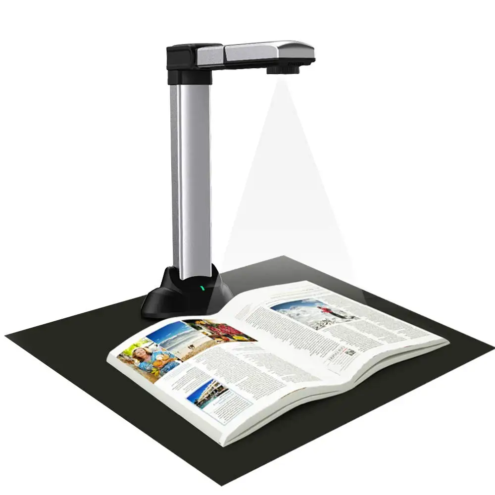 

Eloam BS2000M Portable Book & Document Scanner, Auto Flatten, Split & Deskew, Convert Images to Word/Excel/PDF