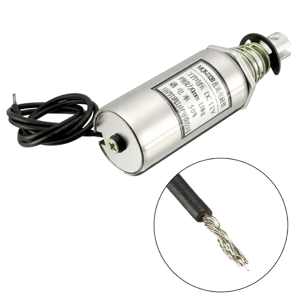 MQ8 Z12B DC 12V 24V 0mm 1Kg нажимной высокомощный Мокрый клапан электромагнитный