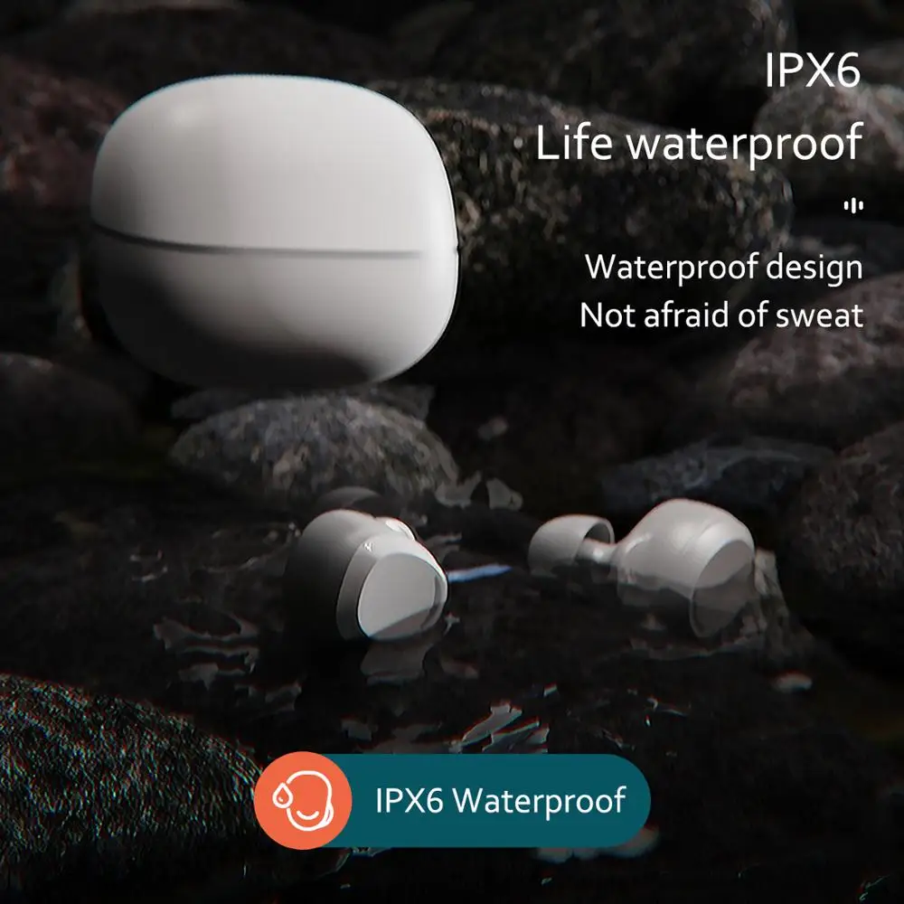 YOUXIU U6 беспроводные наушники TWS bluetooth HIFI 3D стерео IPX6 Водонепроницаемый мини