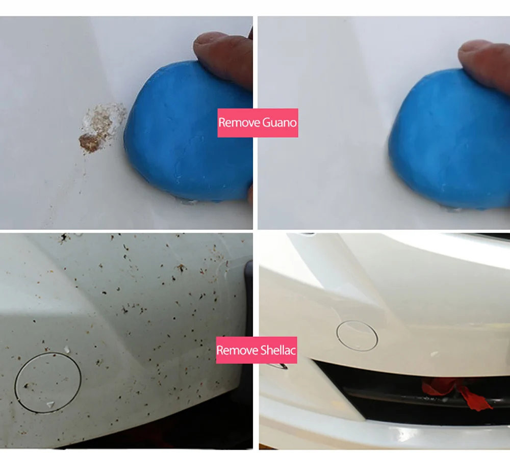 Автоуход 5pcs100g Волшебный Автомобиль Грузовик чистая глина бар автохимия очиститель автомобиля синий