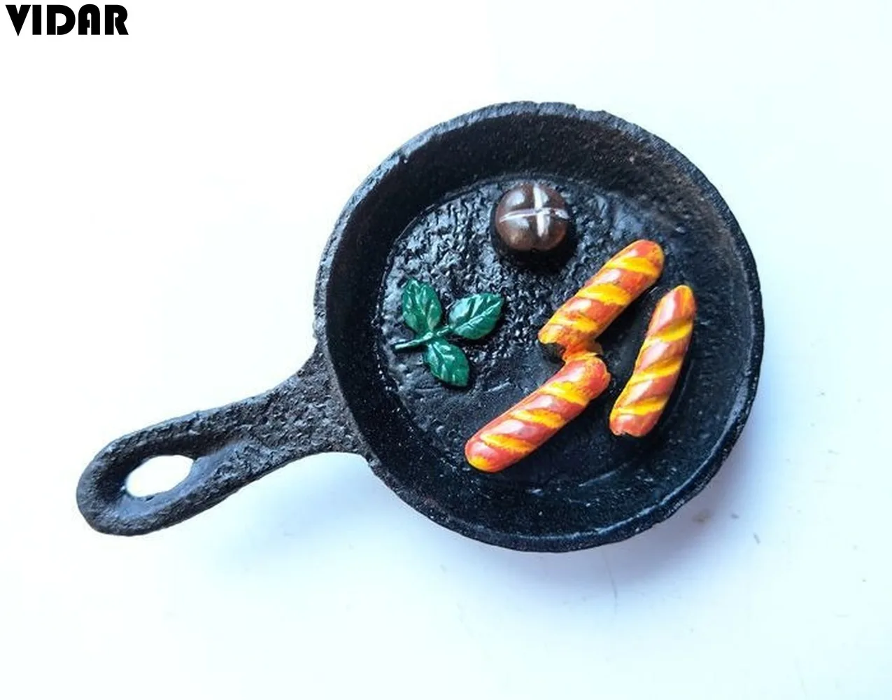 VIDAR европейский завтрак молоко бекон жареное яйцо стейк сковорода креативная