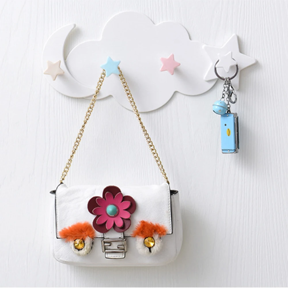 Облако мультфильм вискоза крючок настенная подвесная дверь задняя вешалка для