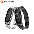 Браслет для Xiaomi Mi Band 5 6 ремень NFc глобальной Mi Band 4 Correa Металическая цепочка из нержавеющей стали с Mi Band 3 4 ремень в смарт-браслет