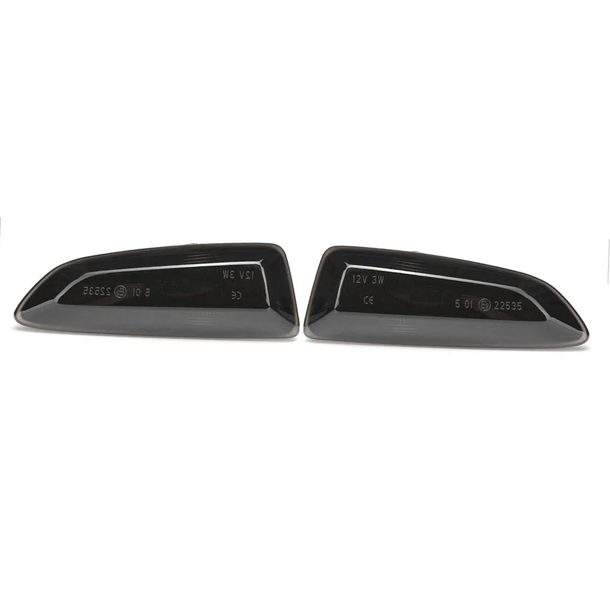 

2x 12V Dynamic LED Side Marker Lights for Opel for Vauxhall Astra J K Flowing Turn Signal Light Side Repeater Lamp Panel