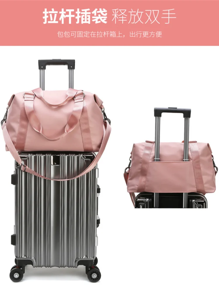 Free Shipping Fitness  Portable Yoga Bag Female Wet and Dry Separation Waterproof Large-capacity Luggage for Short Trips