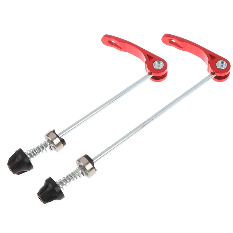 Aluminium Alloy 2Pcs Bicycle Quick Release Wheel Hub Skewers Mountain Road Bike Front&ampRear Skewer Bolt Lever Axle Tools | Спорт и