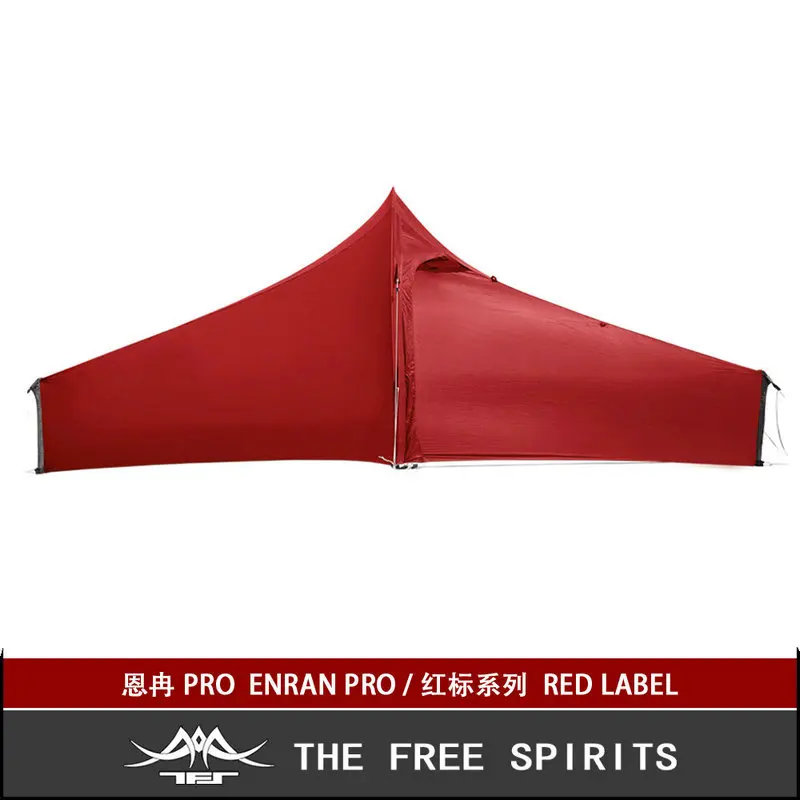 

Палатка TFS Enran Pro на одного человека, Ультралегкая туннельная палатка для активного отдыха, походов, скалолазания, ветрозащитная