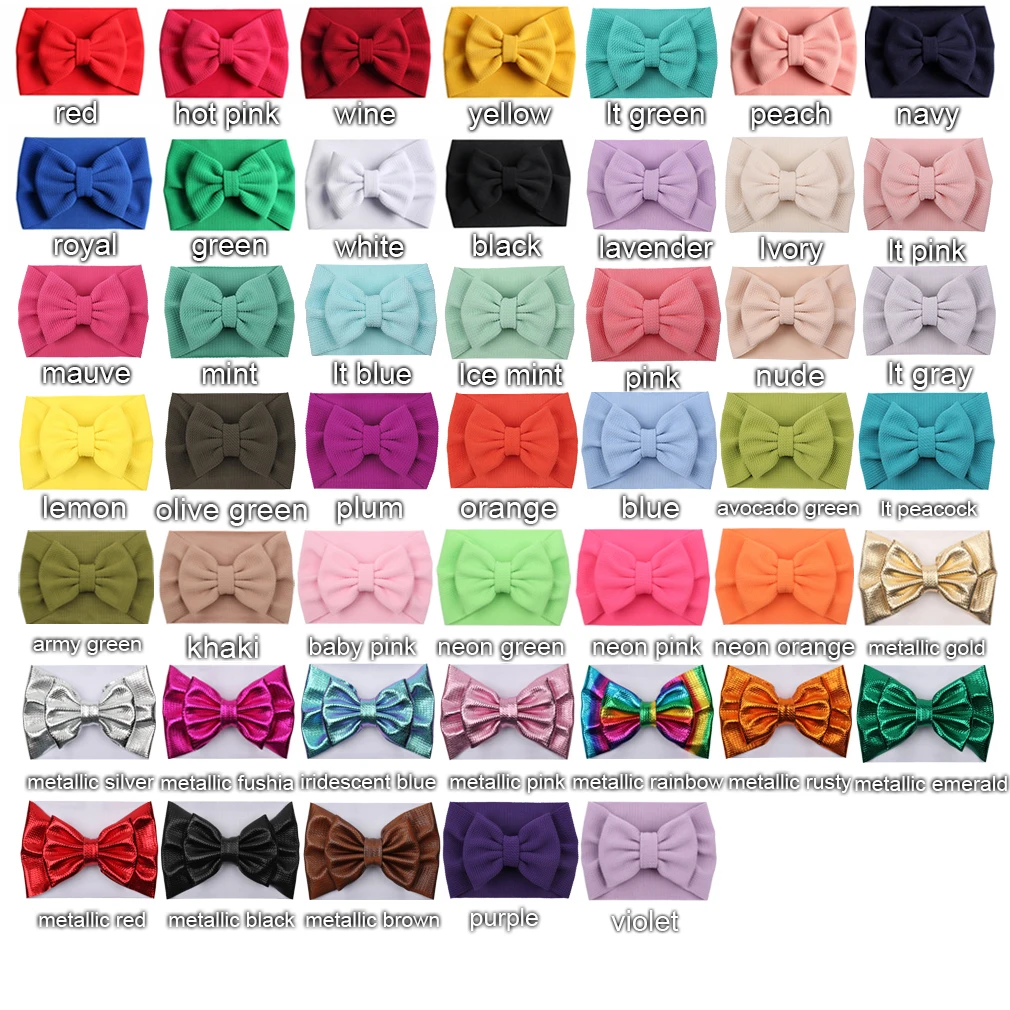 2021 Новое поступление тюрбан Мода 5 &quotбанты для волос головная повязка детей