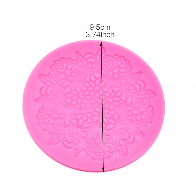 Силиконовые кружевные цветы торта 3D украшения инструменты DIY Инструменты для