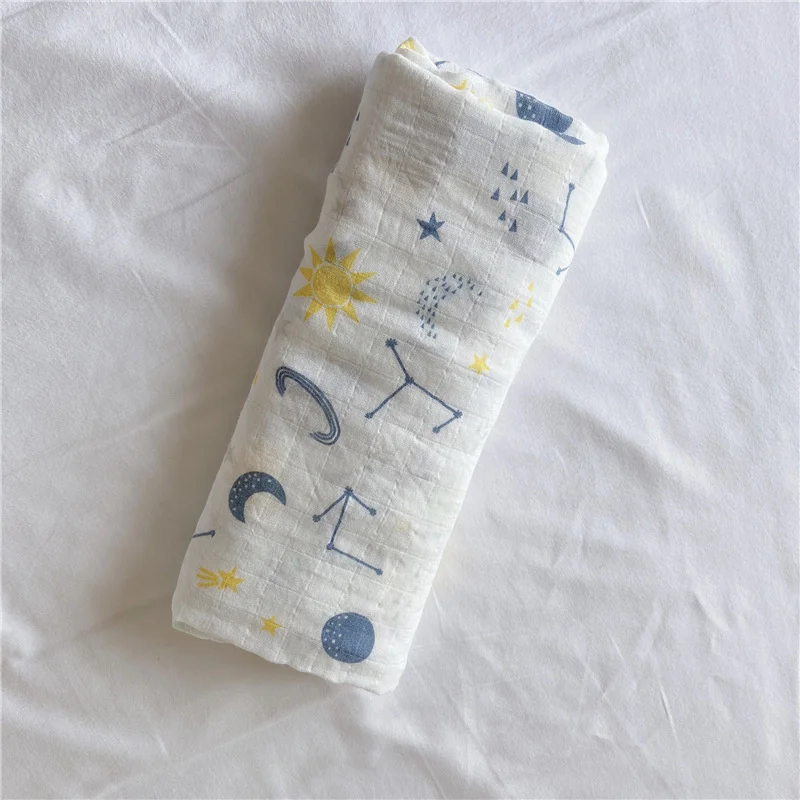 

Muslin Hydrophilic Cloths Baby Blankets For Newborns Baby Swaddle Wrap Swaddling Cotton For Babies Accessories Newborn Cocoon