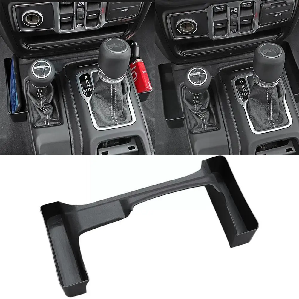 

Car Storage Organizer Gear Tray for 2018-2021 Jeep For Wrangler JL & Gladiator JT Gear Shift Storage Box Gear Shifter Side D3Y9