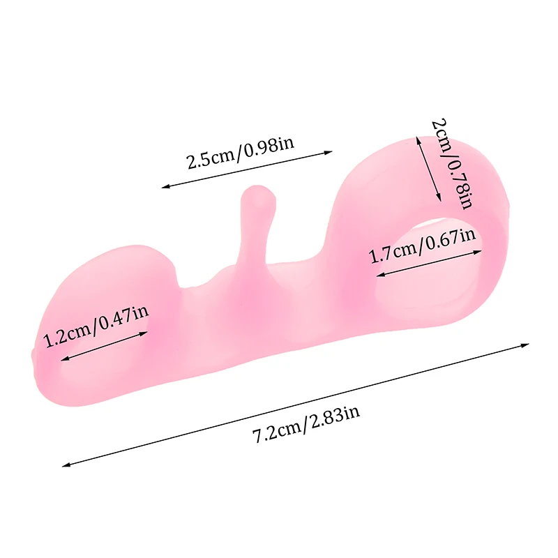 

1Pairs Toe Separator Four-Hole Snail Shape Bunion Pain Relief Splint Correctors new