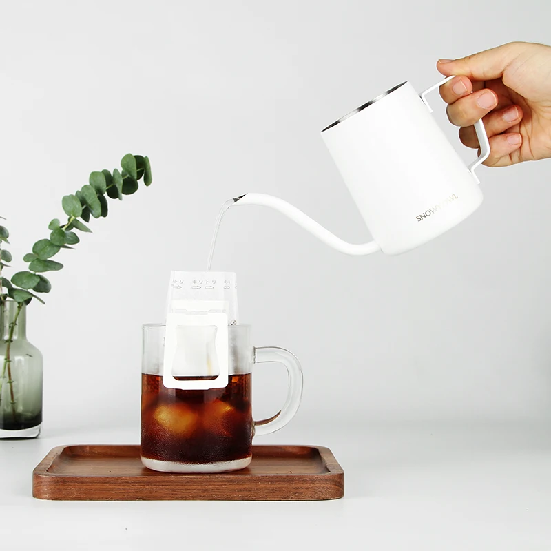 

Stainless Steel Coffee Pot Camping Kitchen Portable Coffee Pot Espresso Maker Tools Cafetera Italiana Gooseneck Kettle DL6KFH